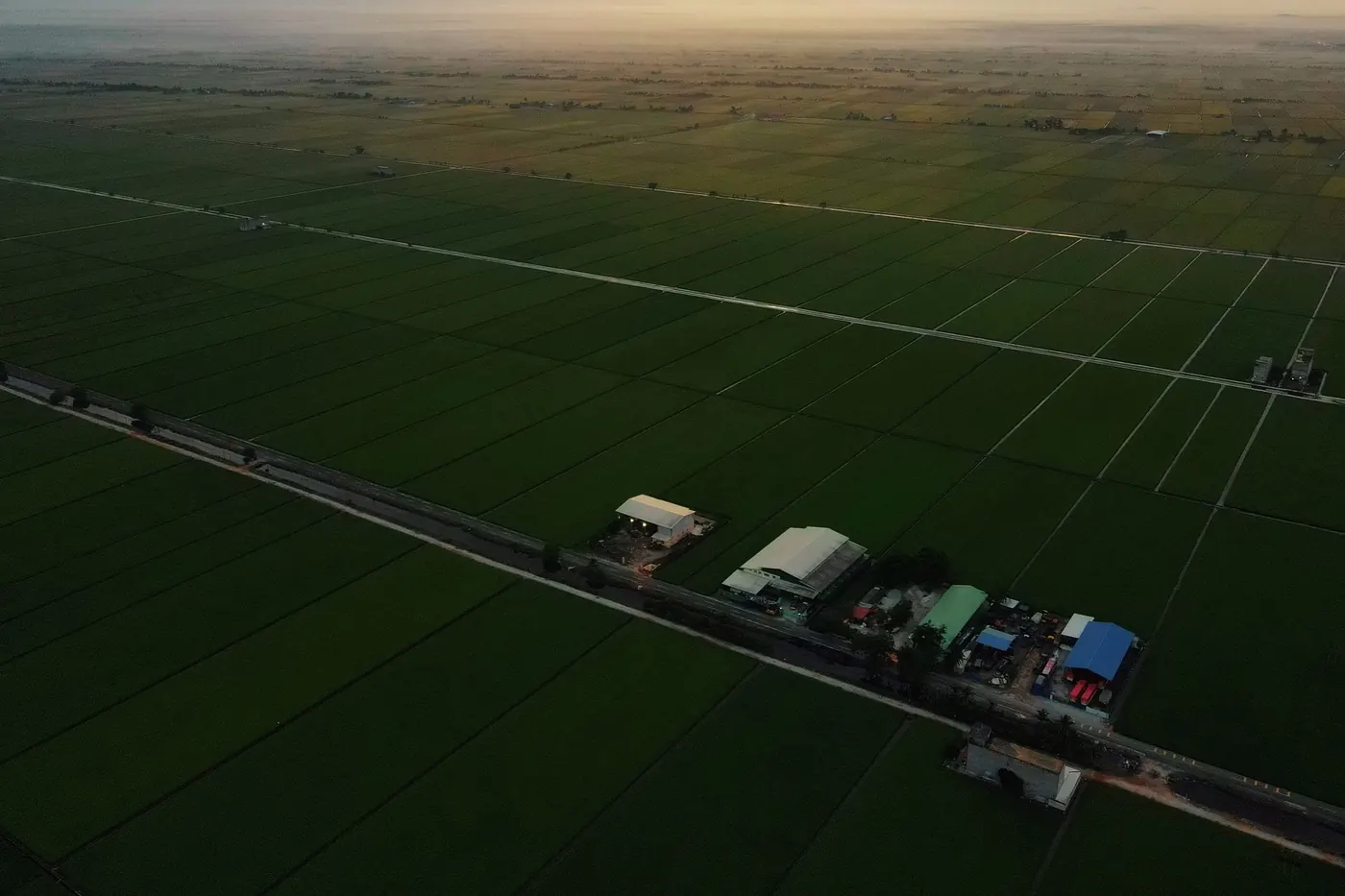 Farmland from the air